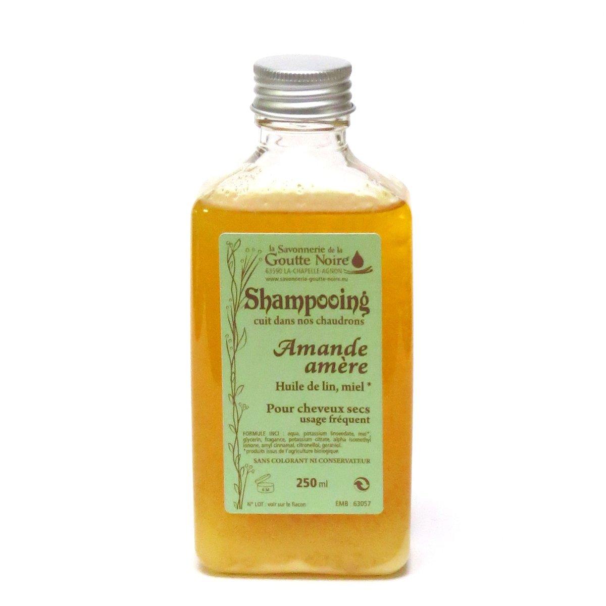 Shampooing liquide huile de lin et amande amère